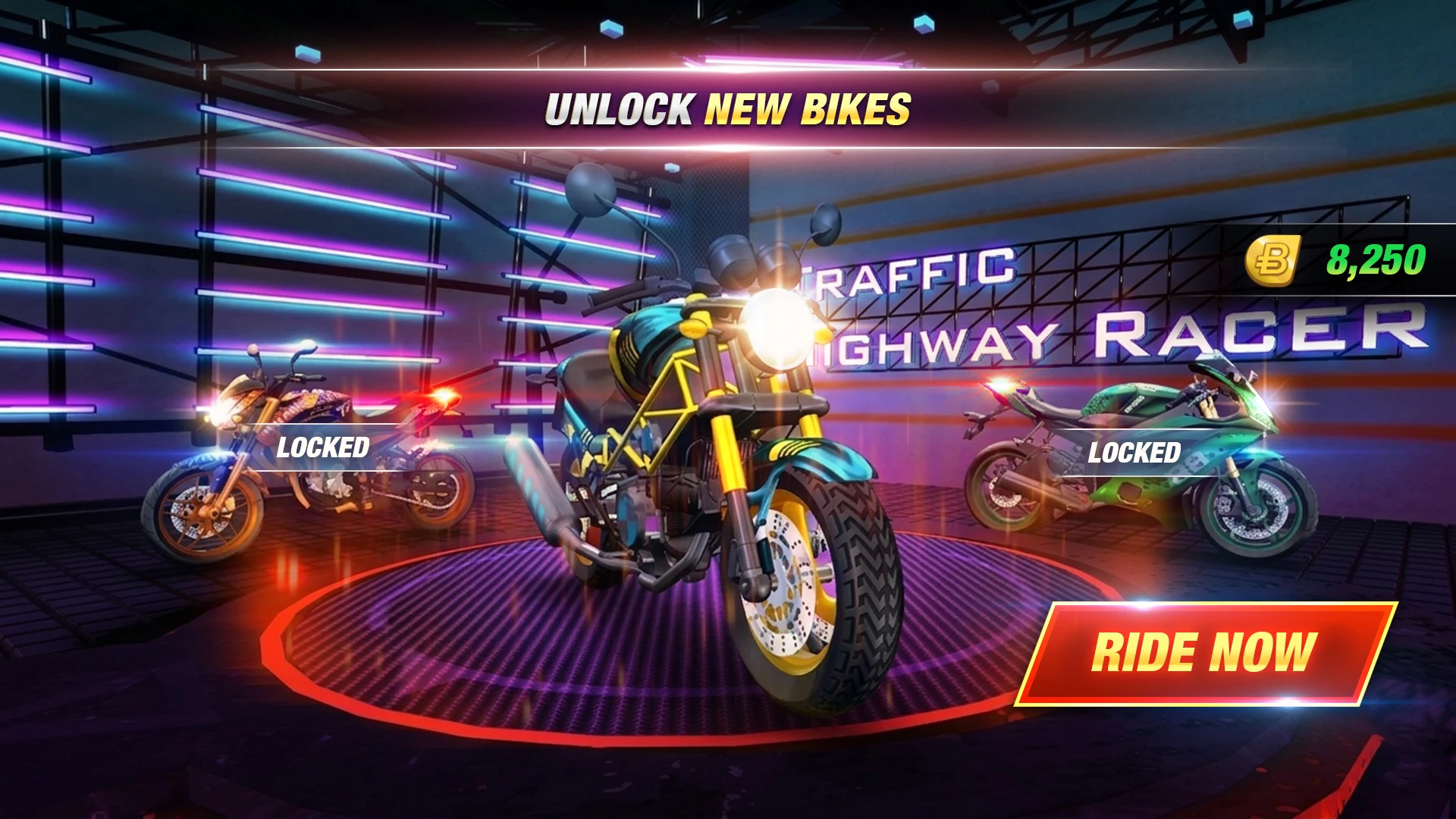 Bike Highway Racer TV screenshot
